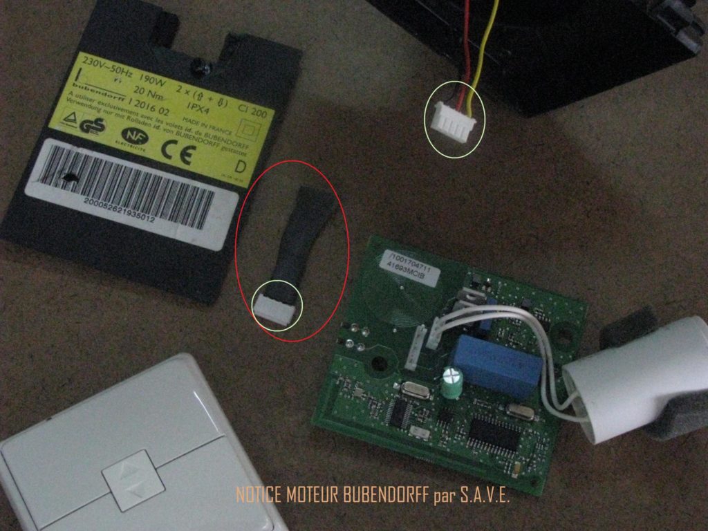 Carte Télécommande de volet Bubendorff Tradi ID 41617 Reconditionnée