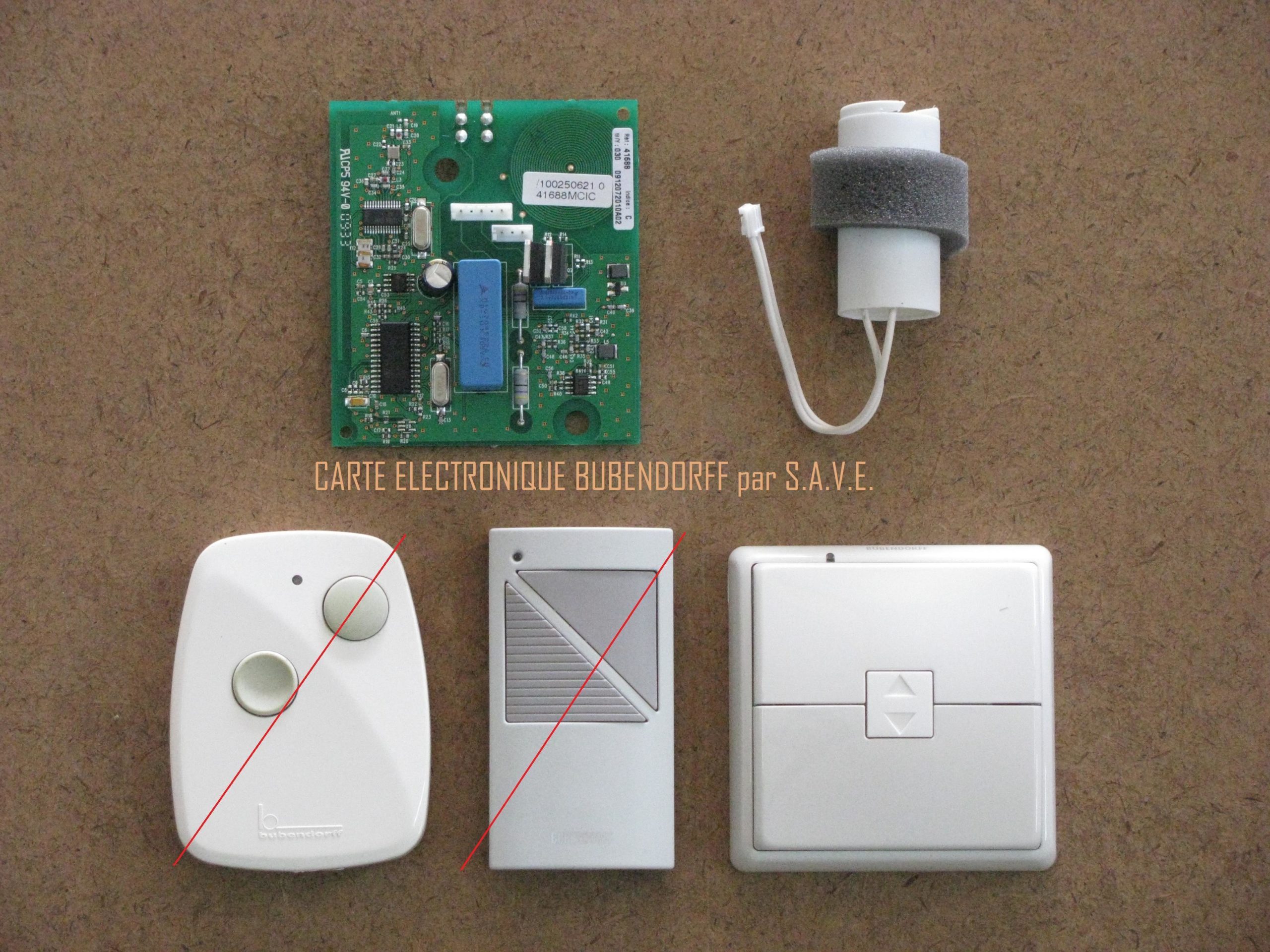 Support de pile CR2430 pour télécommande volet Bubendorff V0 / V1 - Ma  Carte Électronique